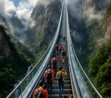 پله برقی 110 طبقه چین