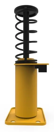 بافر آسانسور فنری